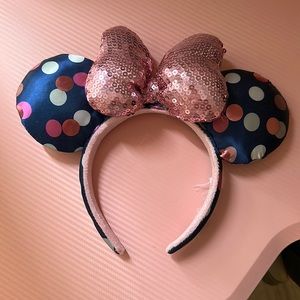 Pink and Purple Polkadot Ears